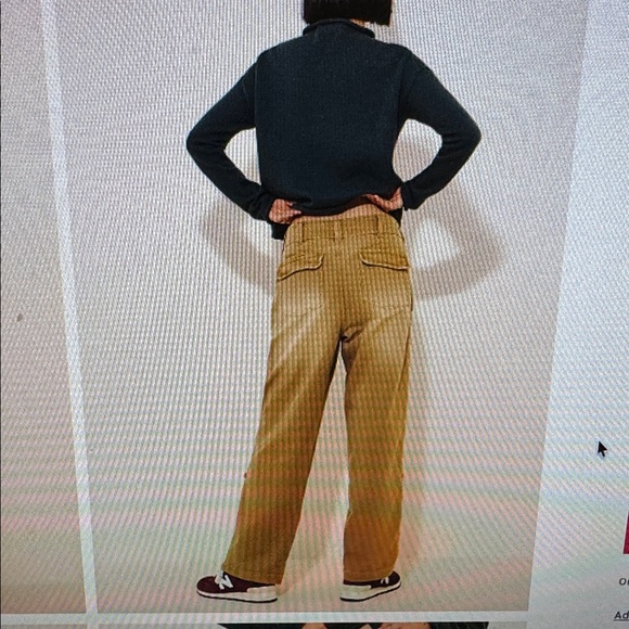 Free People Light Blue/ grey Cleo Washed Chino Pants size 12 - Picture 16 of 17